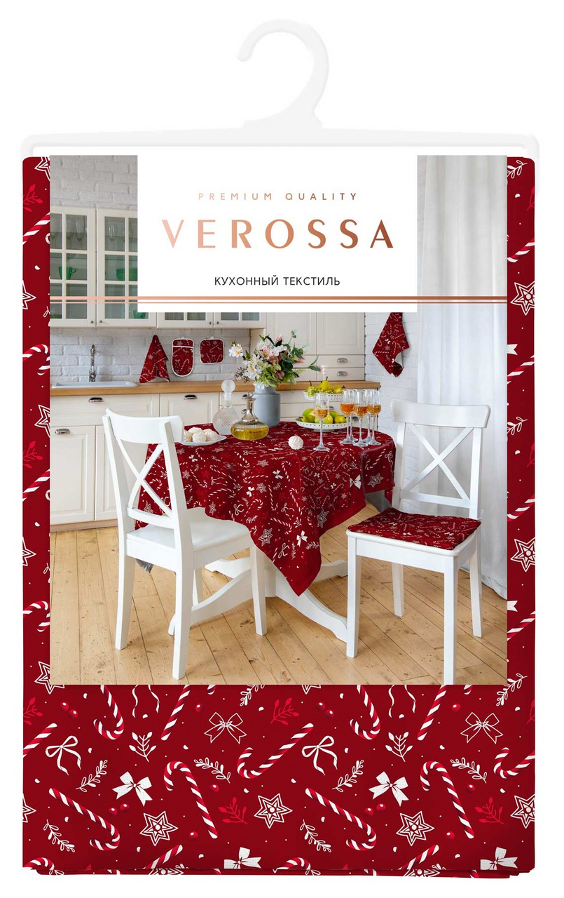 Скатерть Verossa Новый Год Магия Рождества, 144 x 200см