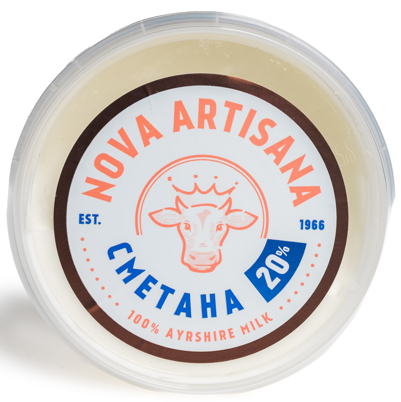 Сметана Nova Artisana 20% ГОСТ, 200г