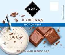 RIOBA Шоколад молочный, 100г
