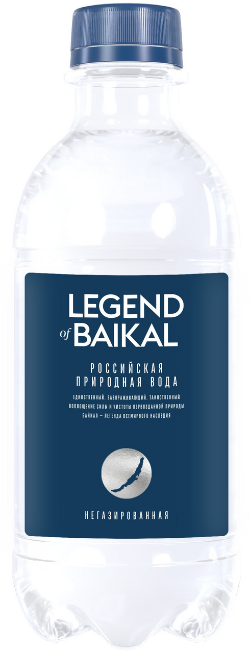 Вода Legend of Baikal глубинная байкальская питьевая негазированная, 330мл