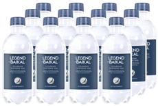 Вода Legend of Baikal глубинная байкальская питьевая негазированная, 330мл х 12 шт
