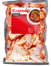 Крылышки цыпленка-бройлера Благояр Барбекю охлажденные в пакете для запекания, 750г