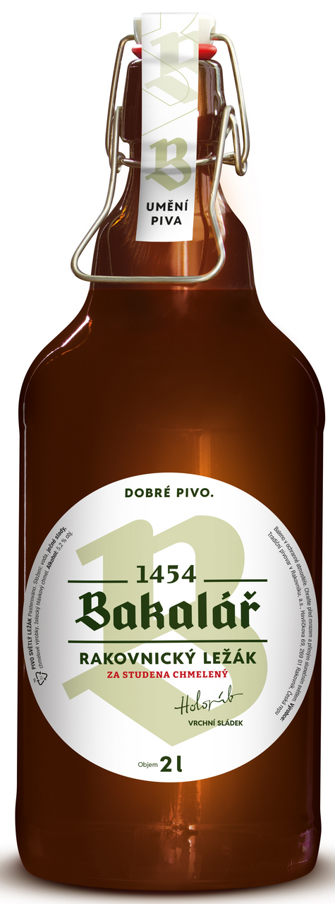 Пиво Bakalar Холодного Охмеления светлое, 2л