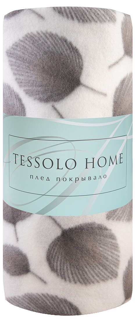 Плед Tessolo Home Флайбл флис 170г, 130 x 170см