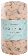 Плед Tessolo Home Виньетки флис 170г, 130 x 170см