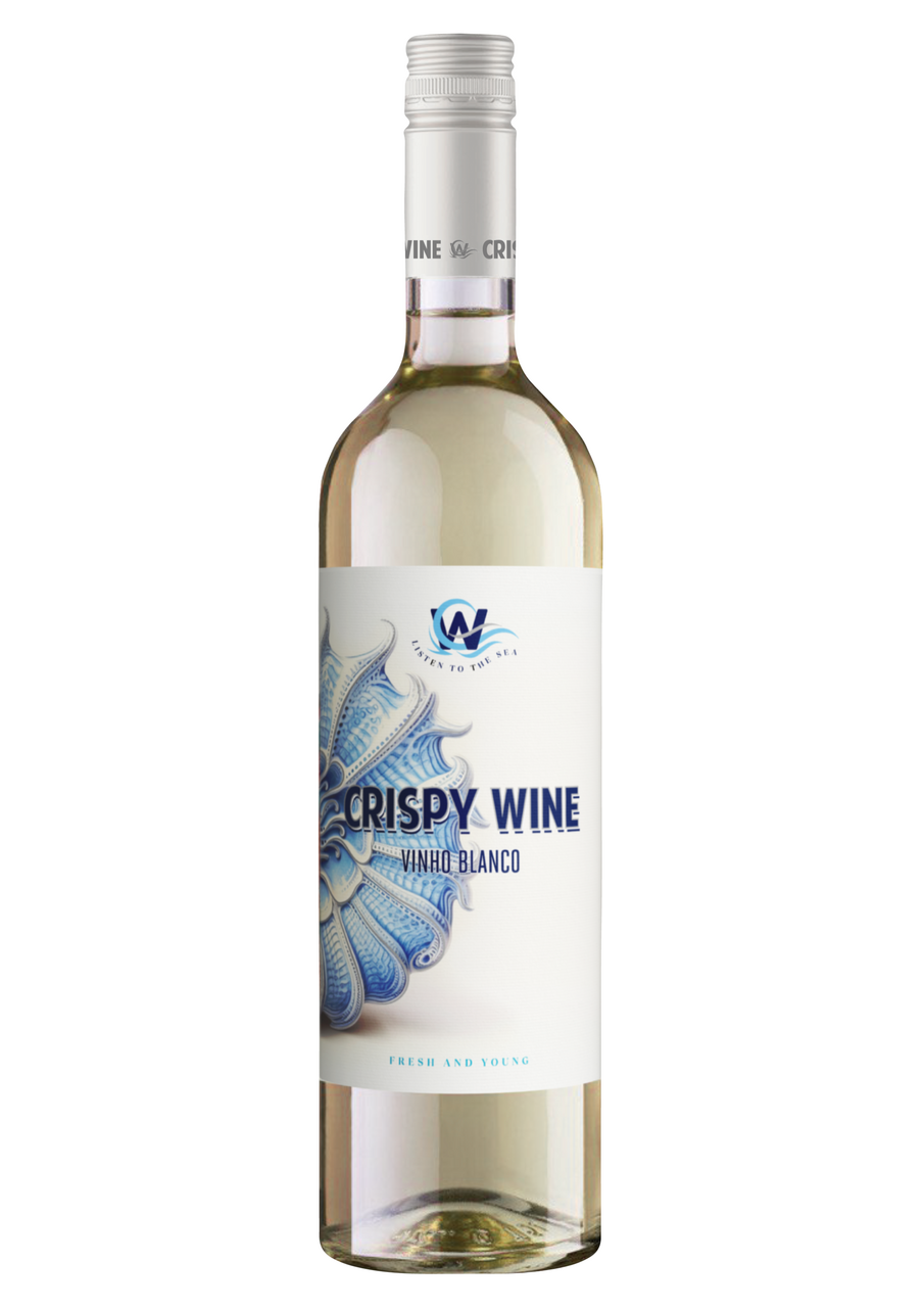Вино Crispy Wine белое полусухое, 0.75л
