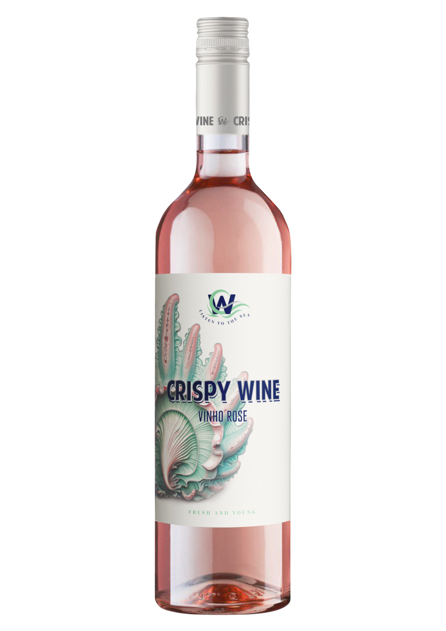 Вино Crispy Wine розовое полусухое, 0.75л
