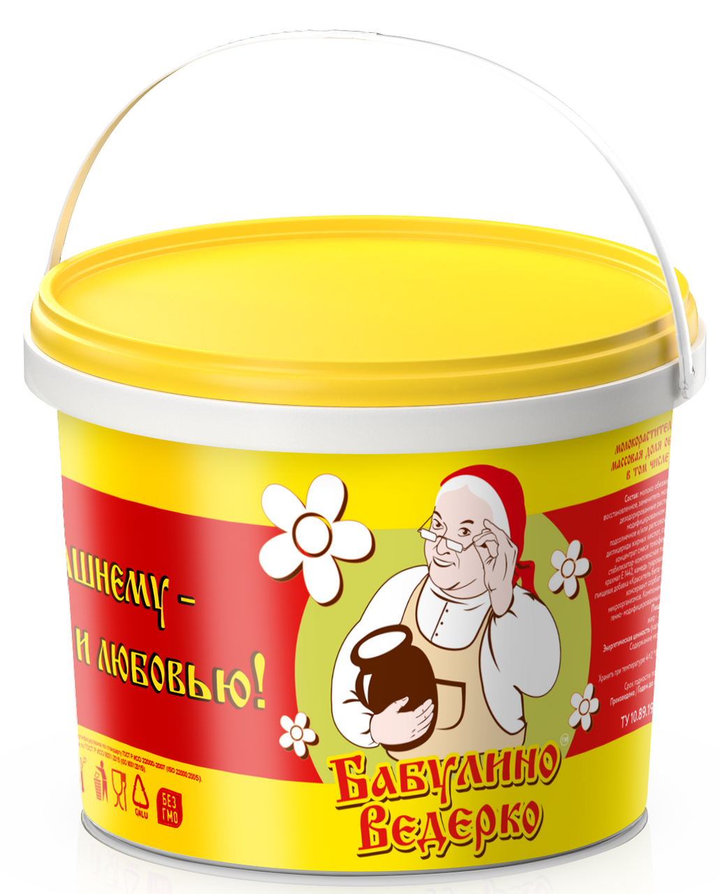 Продукт сметанный Бабулино ведерко 20%, 5кг