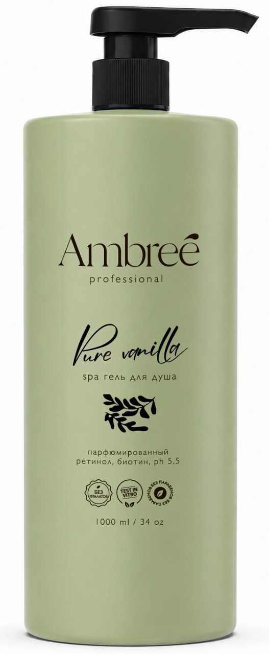 Гель для душа Ambree Professional Pure Vanilla, 1л