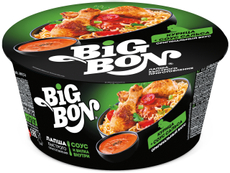Лапша быстрого приготовления BigBon курица и соус сальса, 85г