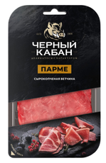 Ветчина Черный кабан Парме сырокопченая нарезка, 95г