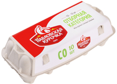 Яйцо куриное Павловская курочка С0, 10шт