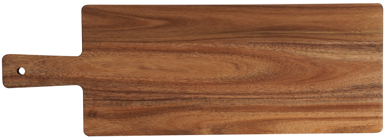 METRO PROFESSIONAL Доска сервировочная Акация с ручками, 60 x 21см