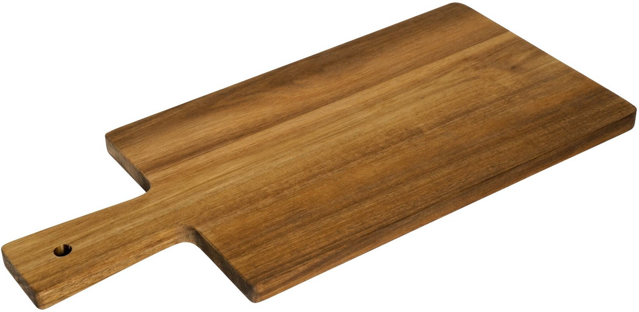 METRO PROFESSIONAL Доска сервировочная Акация с ручками, 45 x 21см