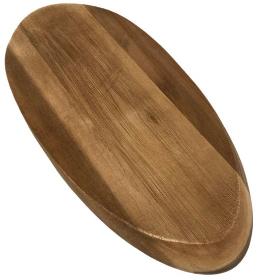 METRO PROFESSIONAL Доска сервировочная Акация овальная, 55 x 19см