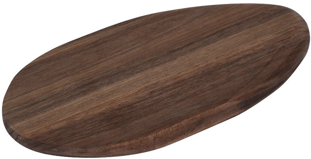 METRO PROFESSIONAL Доска сервировочная Акация овальная, 35 x 16см