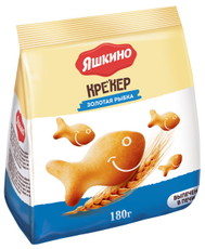 Крекер Яшкино Золотая рыбка, 180г