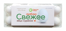 Яйцо куриное Саратов-птица люблю свежее С0, 10шт