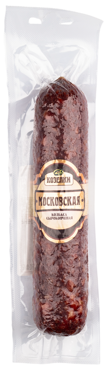 Колбаса СТЗ-Козелки Московская сырокопченая, ~300г