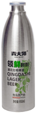 Пиво Qingdashi Lager Beer светлое, 0.95л