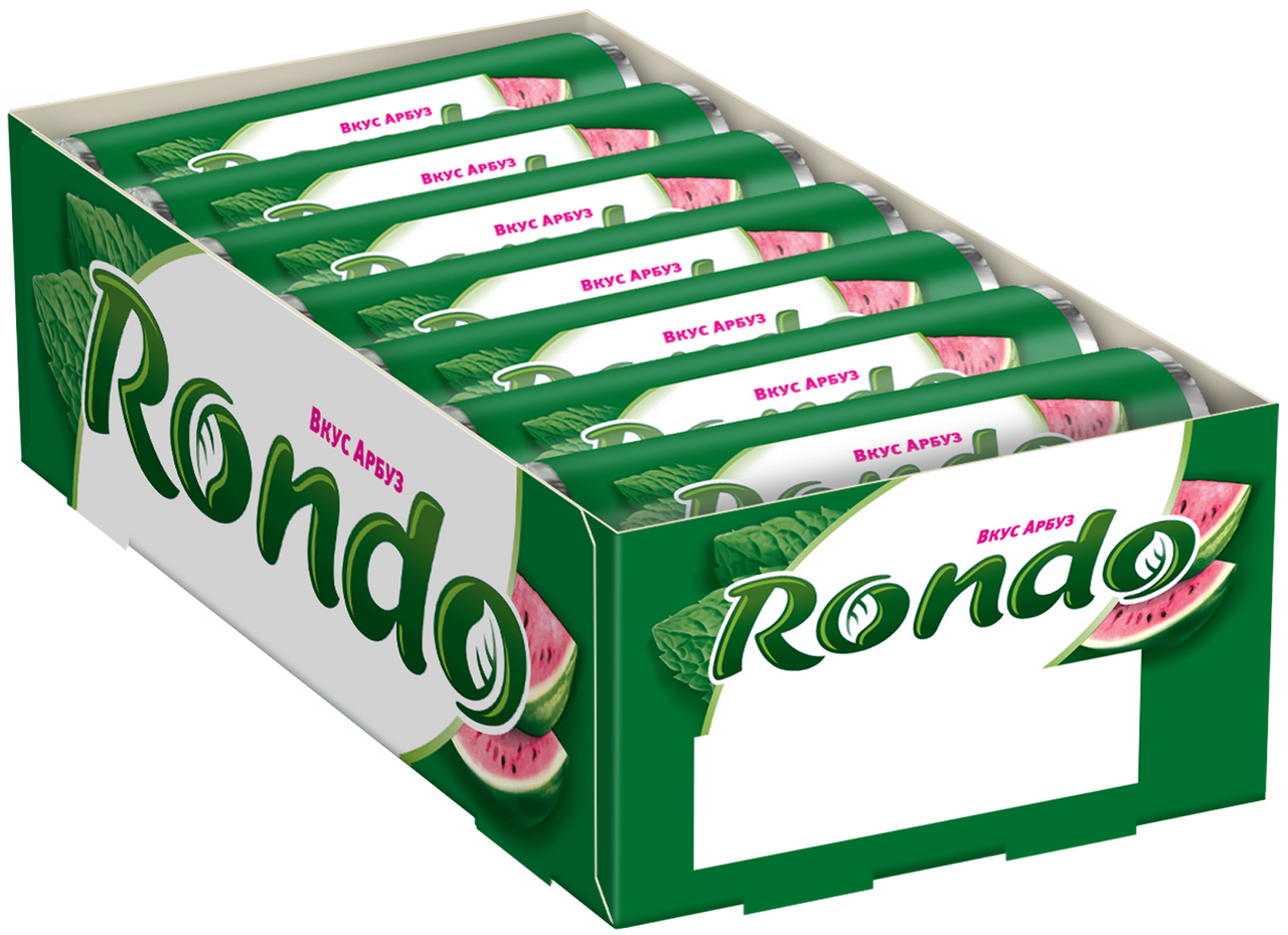 Конфеты-драже Rondo арбуз, 20г x 14 шт
