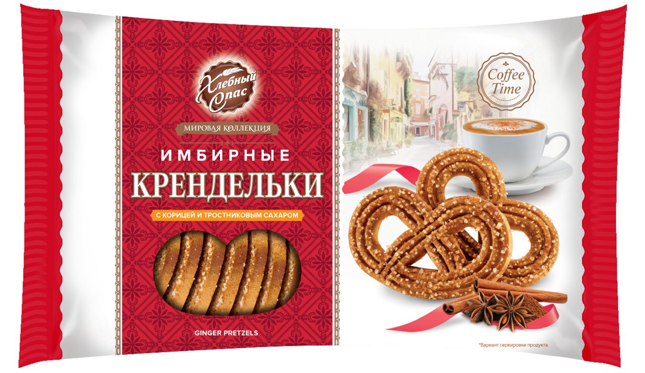 Крендельки Хлебный Спас имбирные, 320г