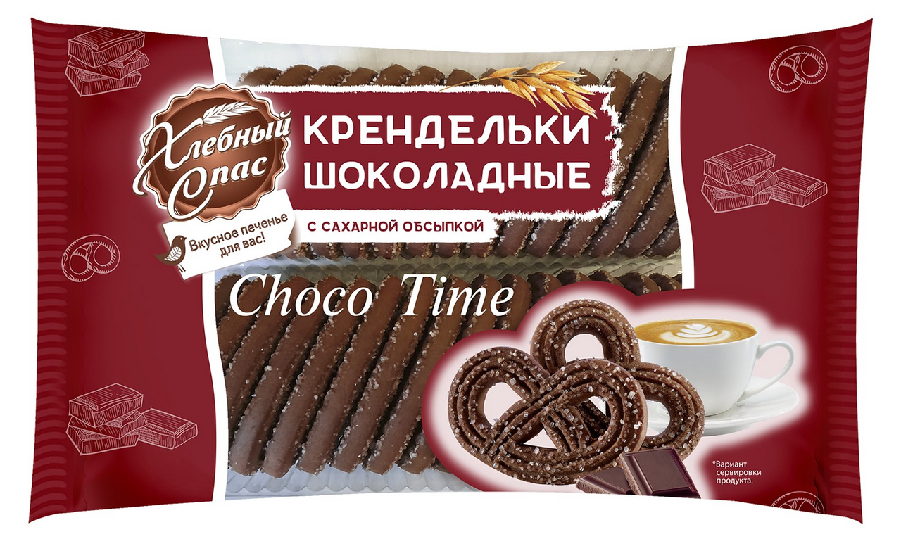 Крендельки Хлебный Спас шоколадные, 320г
