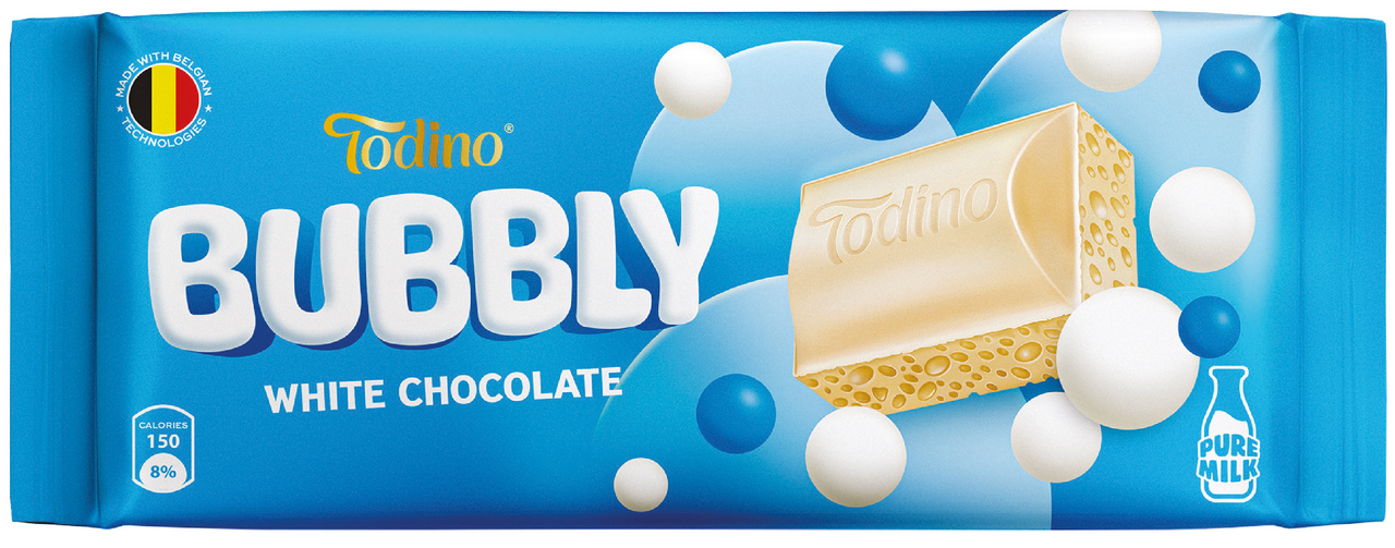 Шоколад Bubbly белый пористый, 90г