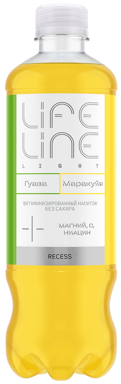 Напиток Lifeline гуава и маракуйя витаминный негазированный, 500мл