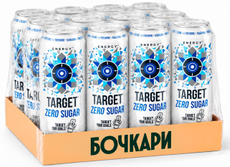 Напиток Target Zero sugar тонизирующий, 450мл x 12 шт