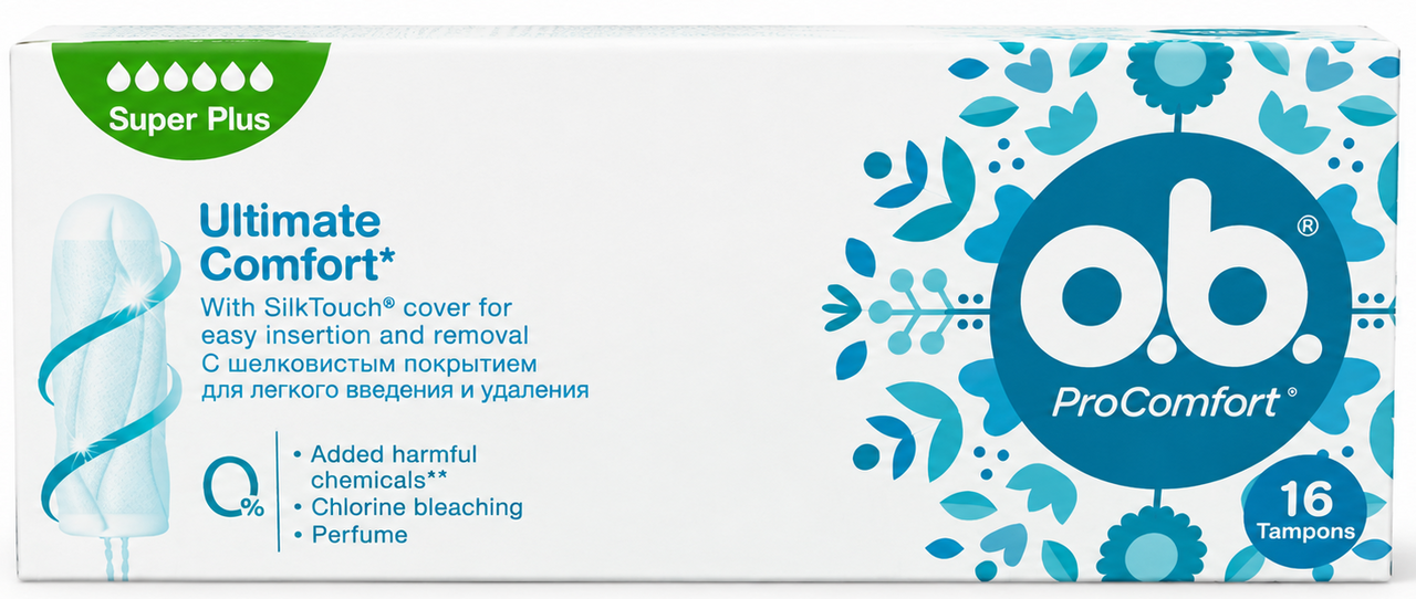 Тампоны Ob Pro Comfort Super Plus, 16шт
