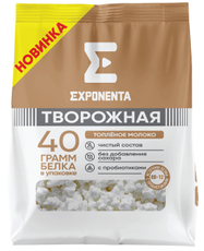 Продукт творожный Exponenta топленое молоко обезжиренный с высоким содержанием белка, 250г