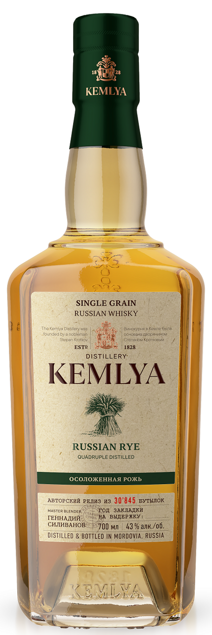 Виски Kemlya Russian Rye, 0.7л