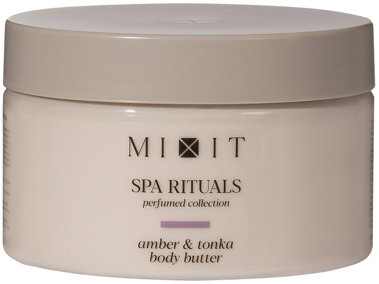 Крем-баттер для тела Mixit Spa Rituals амбра и бобы тонка, 250г