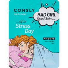Маска тканевая Consly Bad girl Good skin After stress day