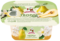 Творог Кубанский молочник груша и ваниль 5%, 120г