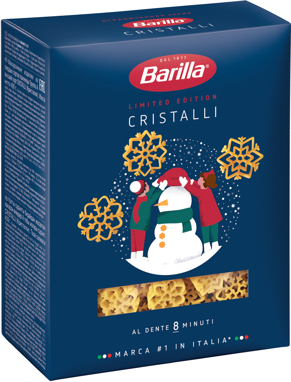 Макаронные изделия Barilla Кристалли из твердых сортов пшеницы, 400г