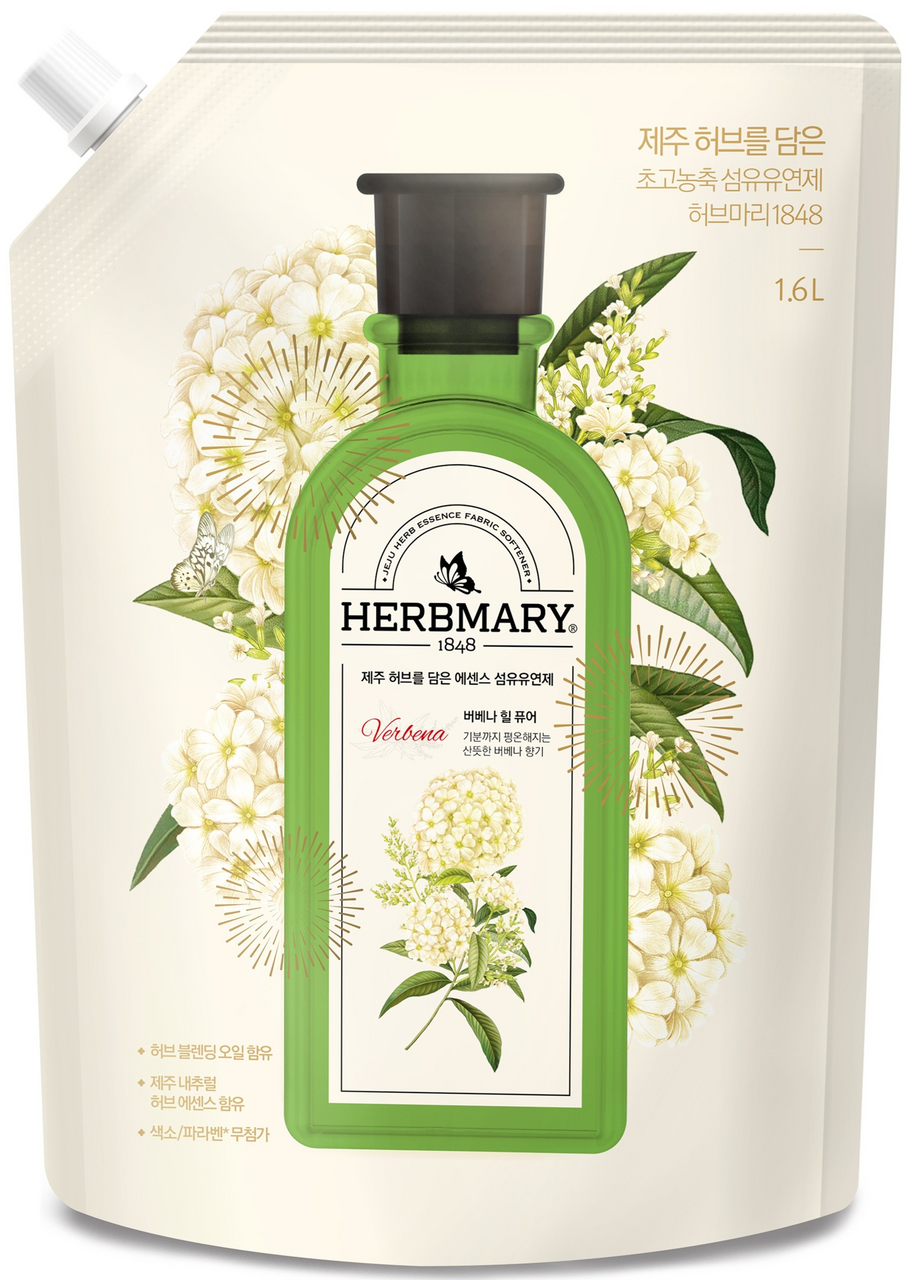 Кондиционер для белья Kerasys Herbmary вербена, 1.6л