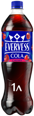 Напиток Evervess Cola со вкусом вишни газированный, 1л