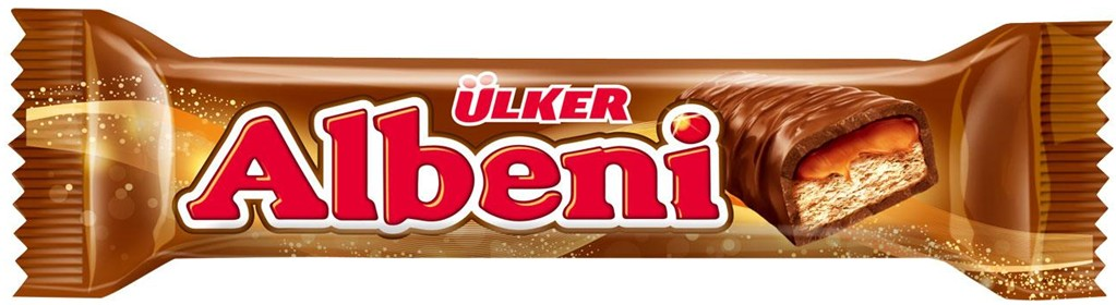 Шоколадный батончик Ulker Albeni печенье и карамель, 31г