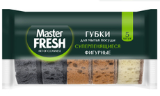 Губки для посуды Master Fresh овальные, 5шт