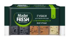 Губки для посуды Master Fresh 9.5 x 6.5см, 5шт