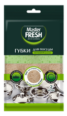 Губки для посуды Master Fresh крупнопористые размер XXL 7 x 10см, 2шт
