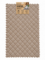 Коврик для сушки посуды Dorvex микрофибра бежевый, 40 x 50см
