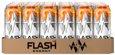 Энергетический напиток Flash Up Zero Mode персик и голубика, 450мл x 24 шт