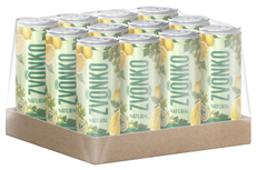 Напиток Zvonko Natural виноград и лимон газированный, 330мл x 12 шт