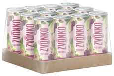 Напиток Zvonko Natural черешня и бергамот газированный, 330мл x 12 шт
