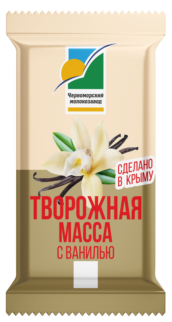 Масса творожная Черноморский МЗ ваниль 5%, 180г