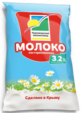 Молоко Черноморский МЗ пастеризованное 3.2%, 1л