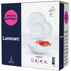 Набор столовый Luminarc Assia 12 предметов